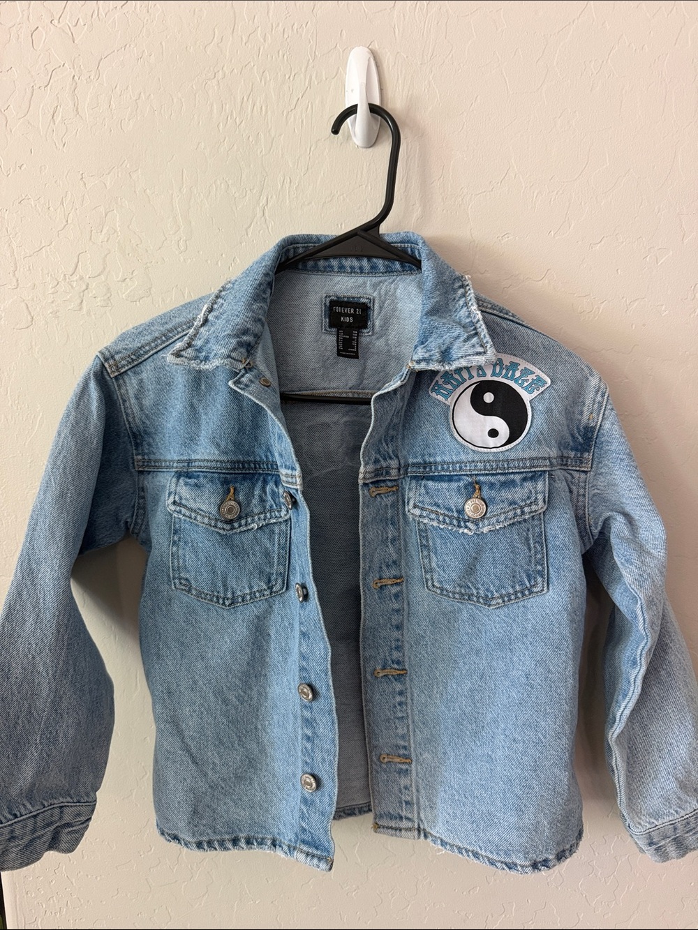 Forever 21 Kids Light Blue Denim Jacket